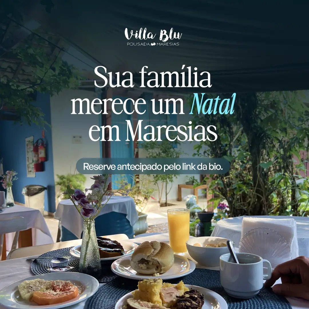 Sua familia merece um natal em Maresias
